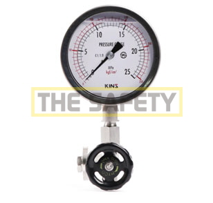 PRESS.GAUGE W/ROOT V/V 25Mpa