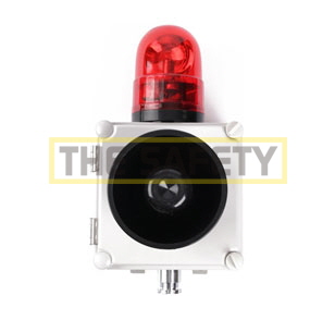 ELECTRIC HORN W/ROT'G LAMP